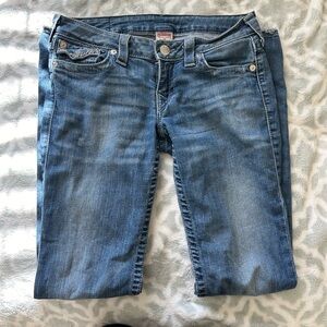 low rise bootcut true religion jeans